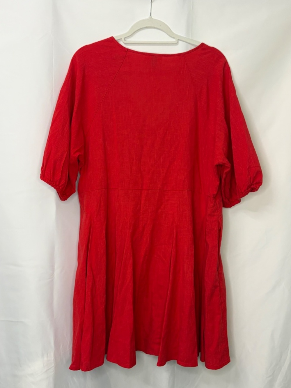Universal Thread Red Bell Elbow Sleeve Mini A-Line Godet Dress XL - Picture 7 of 10